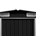 Abri de Jardin Métal Anthracite 257x298 cm - 7,6 m² - Acier Galvanisé – Image 3