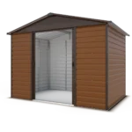 Abri de Jardin Métal Yardmaster 5,3 m² - Aspect Bois - Murs Hauts 1,80m – Image 3