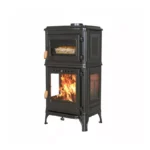 Poêle à Bois avec Four ETNA Luxe Fusio 7 kW - Vue Panoramique 3 Vitres