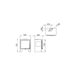 Poêle à Bois Panoramique ETNA Shiva 10 kW - 3 Vitres - Bûches 56 cm – Image 7