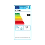 Poêle à Bois Panoramique ETNA Shiva 10 kW - 3 Vitres - Bûches 56 cm – Image 8