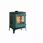 Poêle à Bois Fonte Émaillée ETNA Luxe Calcite Pop - 7 kW - 3 Vitres – Image 6