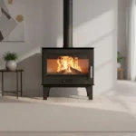 Poêle à Bois Sena Plus 12 kW - Bûches 60 cm - Flamme Verte 7* – Image 2