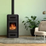 Poêle à Bois Ventilé Stove Italia Romana 8 kW - Télécommande et Thermobéton – Image 2