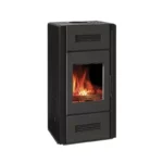 Poêle à Bois Ventilé Stove Italia Romana 8 kW - Télécommande et Thermobéton – Image 4