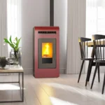 Poêle à Granulés Canalisable ETNA Luxe Cayenne 14 kW Gris - 2 Sorties Indépendantes – Image 2