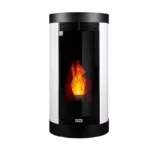 Poêle à Granulés Étanche ETNA Luxe Anna 10 kW - Design Rond & Magic Glass – Image 4