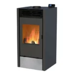 Poêle Mixte Bois et Granulés Bronpi BiWood - 11,2 kW - Fonctionne sans Électricité – Image 3