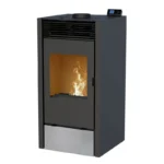 Poêle Mixte Bois et Granulés Bronpi BiWood - 11,2 kW - Fonctionne sans Électricité – Image 4