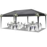 Tonnelle Pliante 3x6m Alightup – Chapiteau Pop Up Imperméable & Anti-UV (Gris) – Image 2