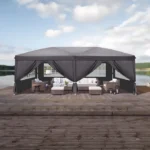 Tonnelle Pliante 3x6m Alightup – Chapiteau Pop Up Imperméable & Anti-UV (Gris) – Image 6